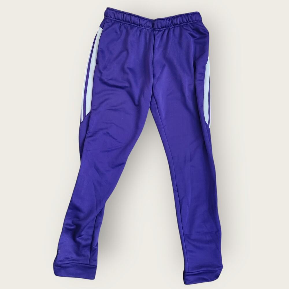 Holloway Joggers Women's Sz S Athleticwear Purple Stretch Drawstring Zip Ankle